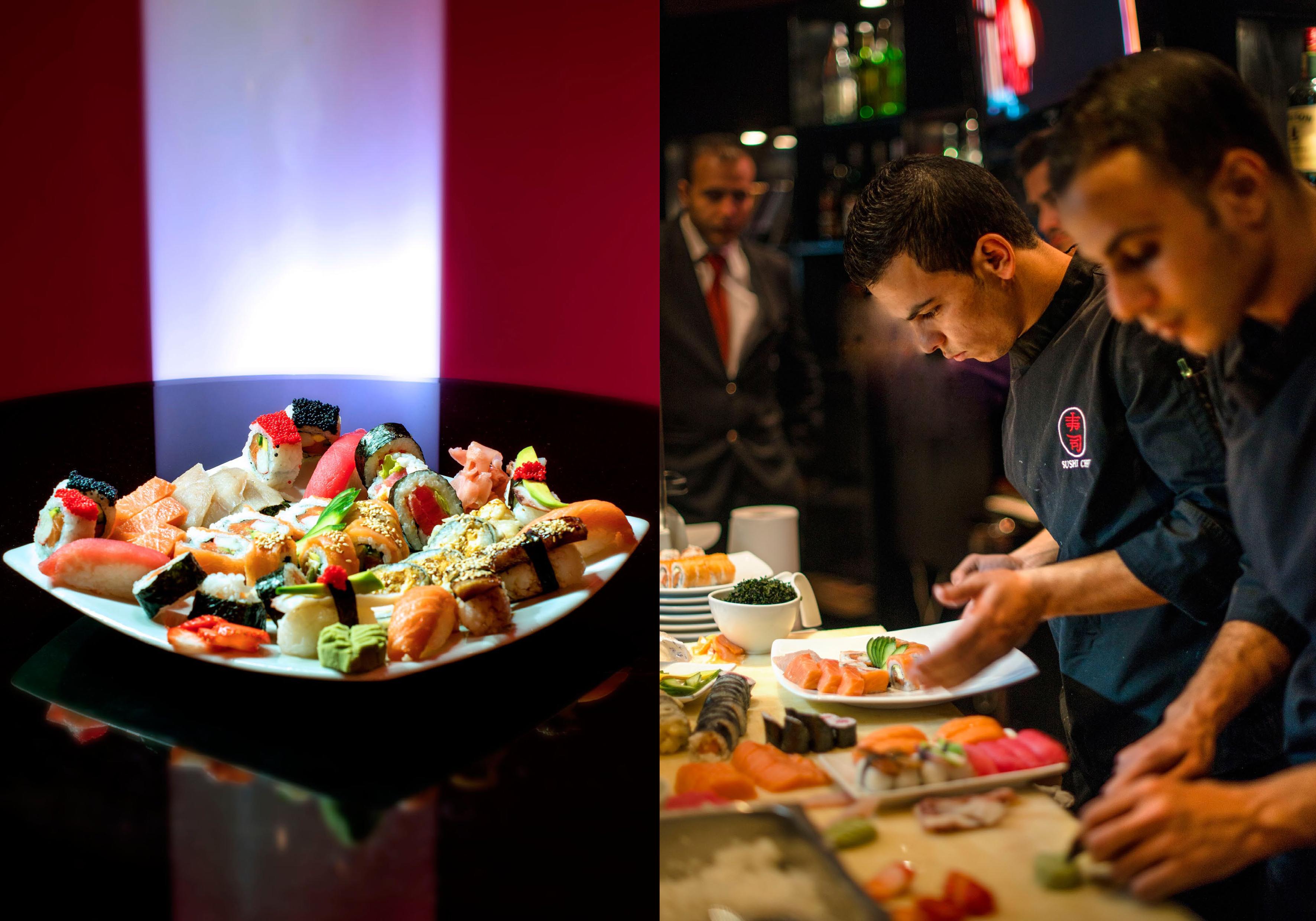 Concorde El Salam Cairo Hotel & Casino Exteriér fotografie Sushi at a restaurant