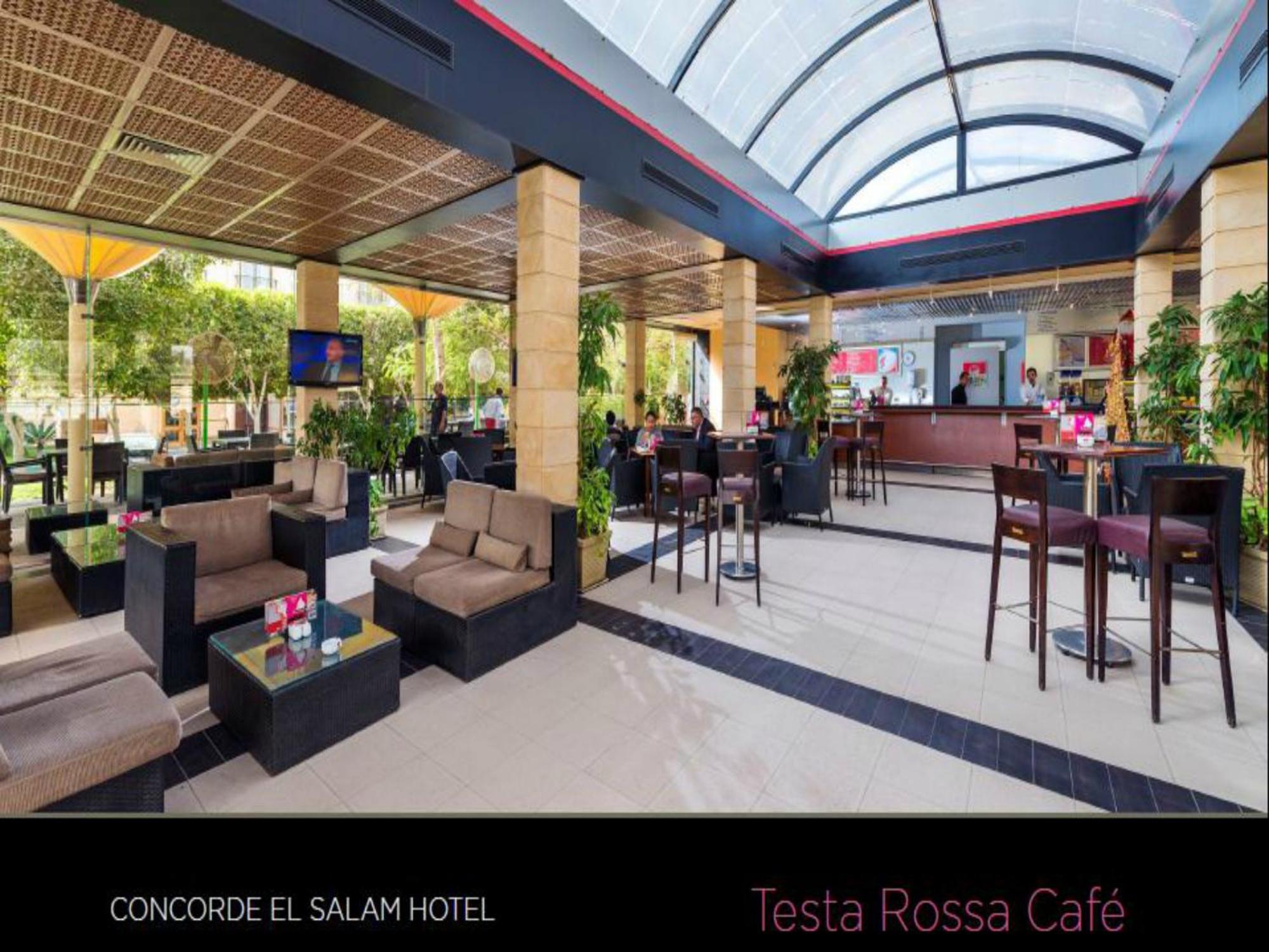 Concorde El Salam Cairo Hotel & Casino Exteriér fotografie Testa Rossa Café
